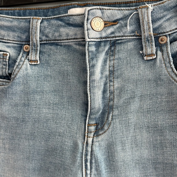 Pistola denim cropped ankle frayed hem in light wash - Picture 2 of 10